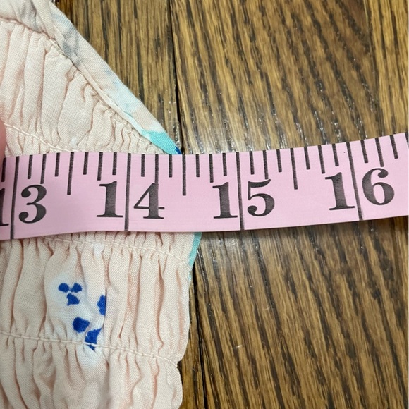 Free People Dress Sleeveless Pink Elastic Waist Size Small - Picture 6 of 7